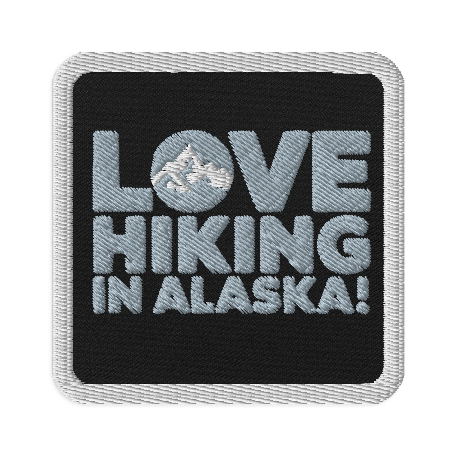 Alaska Love Embroidered Patch product image (1)
