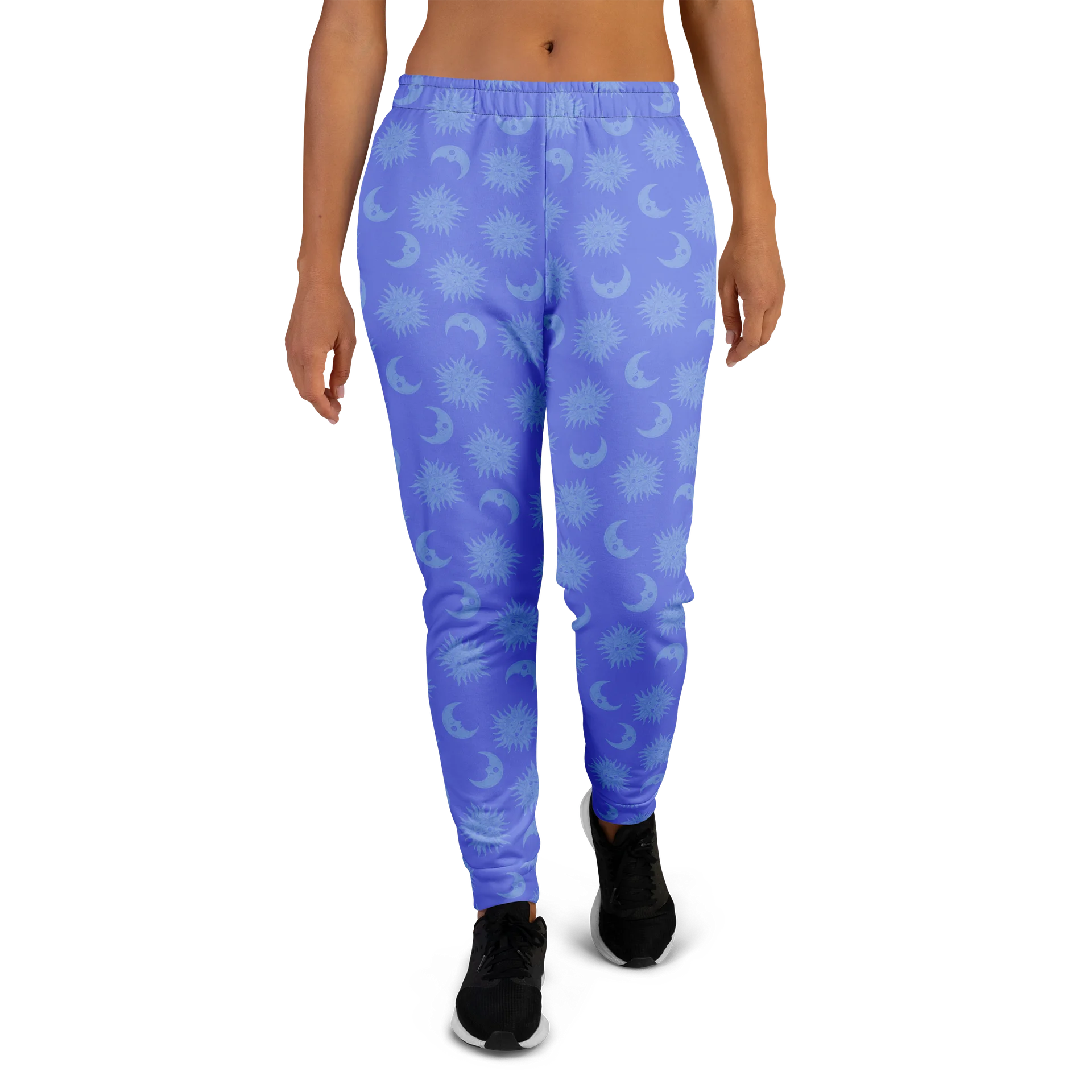 Comfortable Women’s Joggers with Cosmic Pattern product image (2)