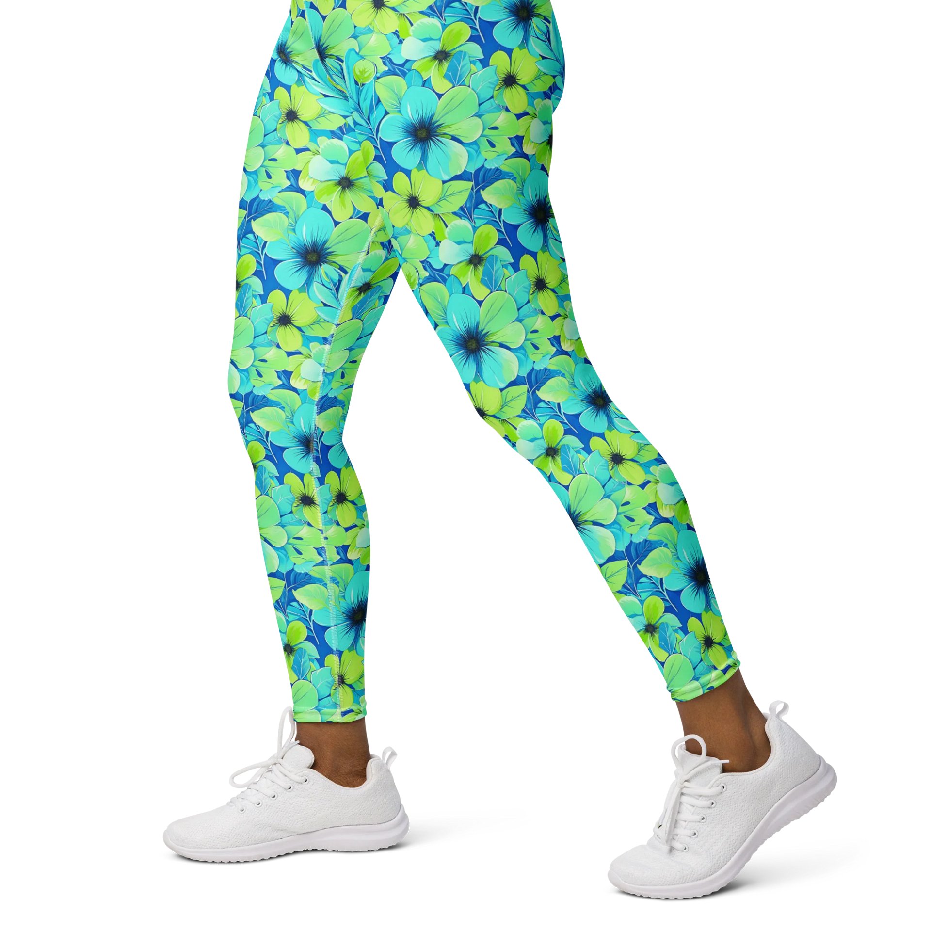 Women’s Floral Yoga Pants – High Waist Leggings for Yoga, Pilates, Running & Everyday Activewear product image (6)