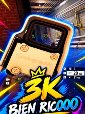 3K bien ricoooo #rainbowsixsiege #rainbowsix #rainbow6siege #r6siege #r6clips #siegefyp