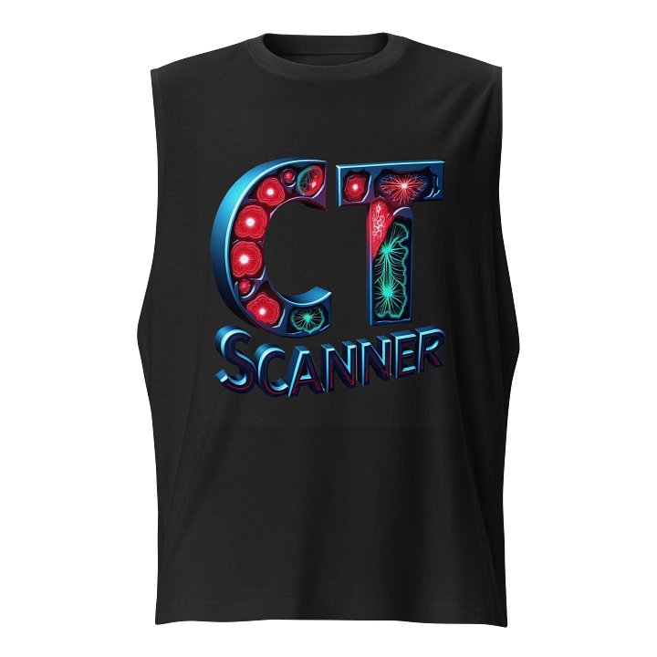 Vibrant CT Scanner Muscle Tank product image (1)