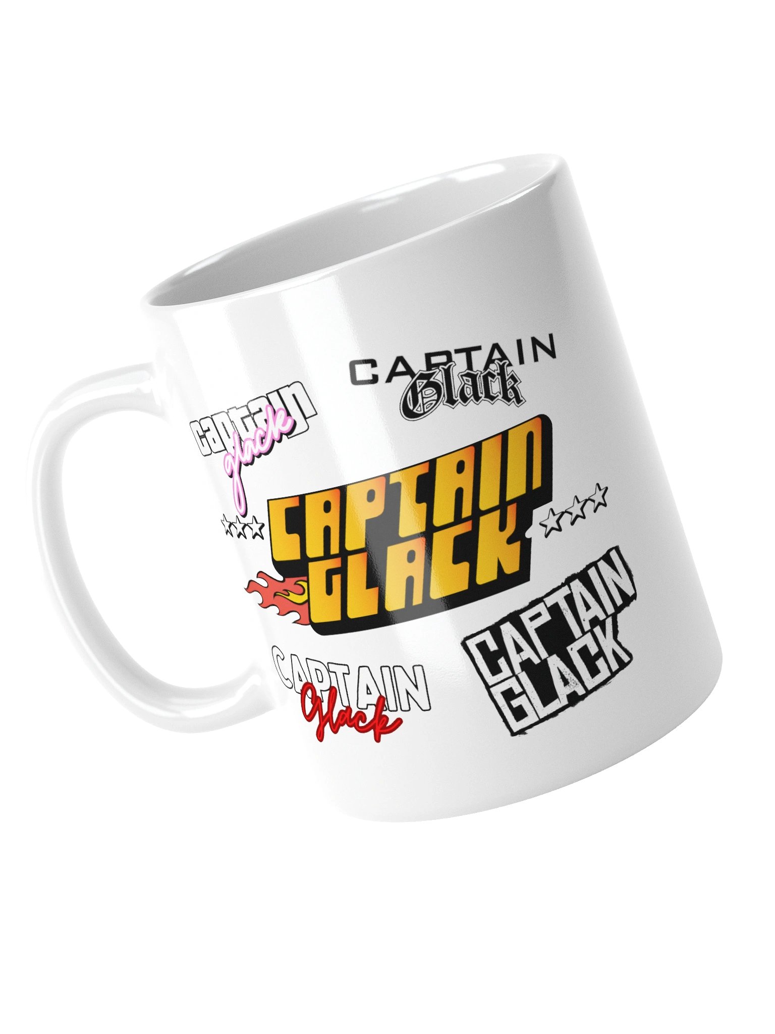 Logo Overload Glossy White Mug product image (3)