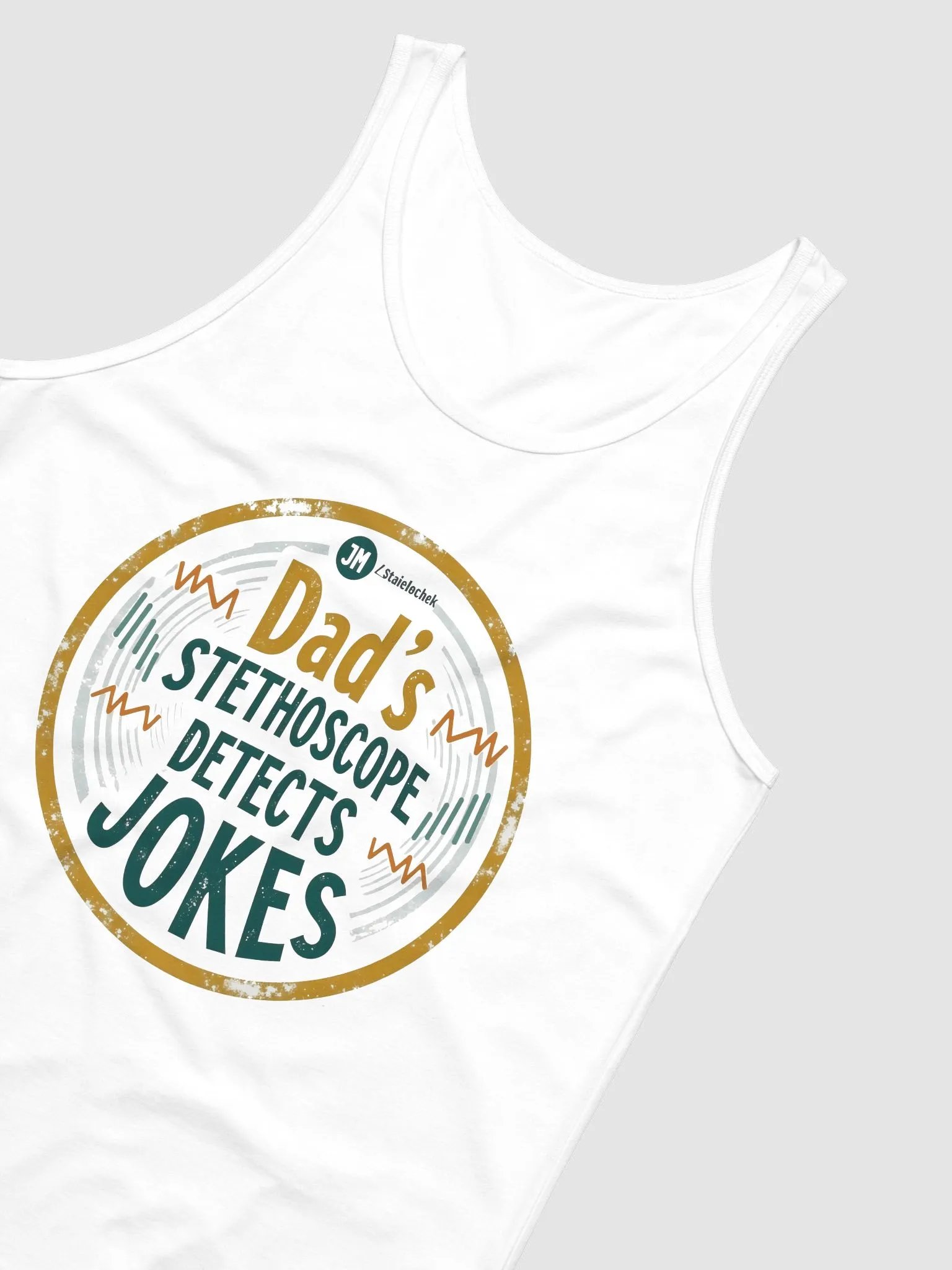 Dad's Stethoscope Circle Design Tank product image (10)