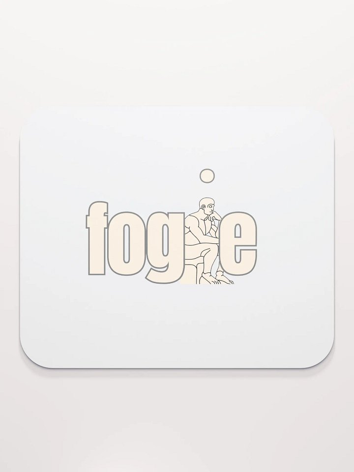Contemplative Fogie Thinker Mouse Pad product image (2)