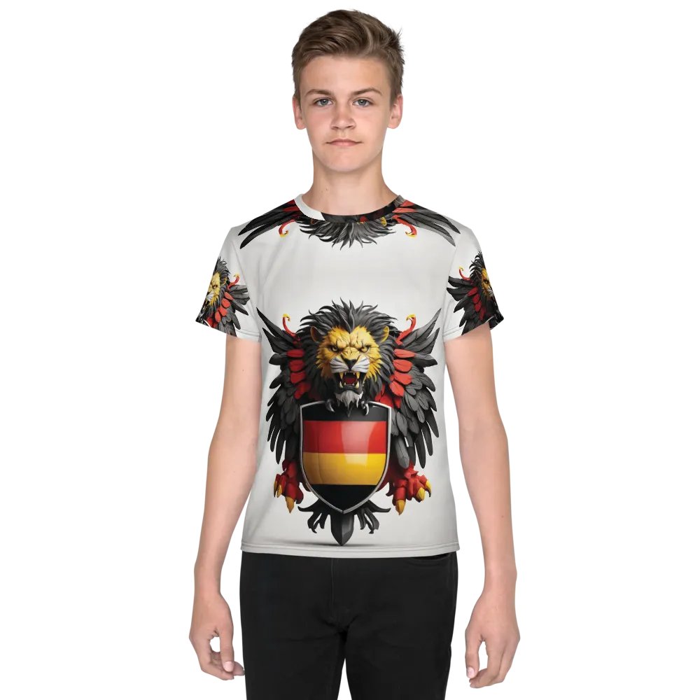 Lion eagle wing t shirt product image (1)