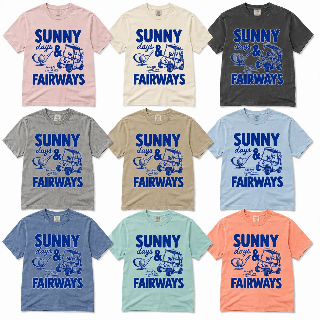 Sunny Fairways Comfort Colors Tee product image (2)