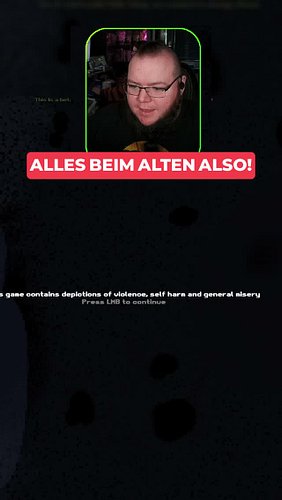 Alles beim Alten... Dieses Spiel warnt mich vor MEINEM LEBEN?! 

Klassischer Trigger-Disclaimer vor dem Spiel Casualties: Unk...