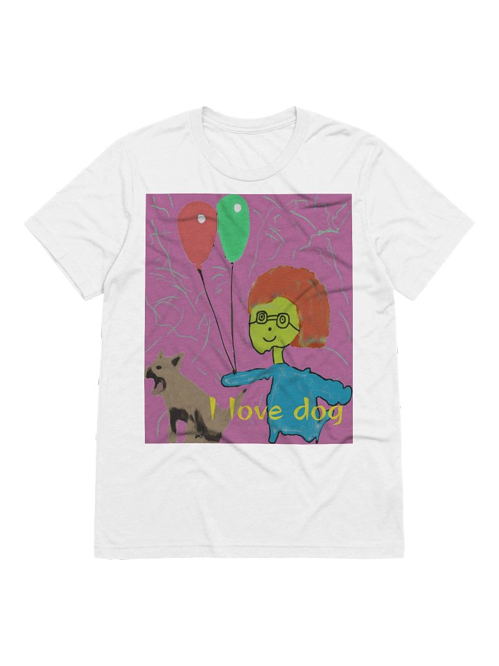 Bella+Canvas Triblend Short Sleeve T-Shirt ：i love dog product image (4)