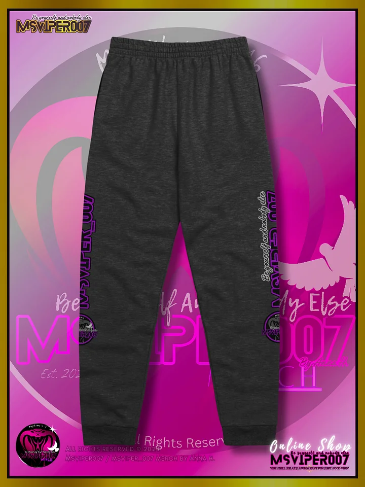 Pants - "MsViper_007™ Brand" [purple/blk] - Support&Sport" Cozy Comfort Jogger Pants By Anna H. product image (2)