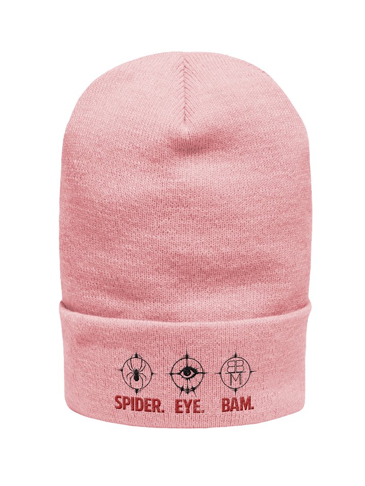 "SPIDER. EYE. BAM." Cuffed Beanie product image (1)