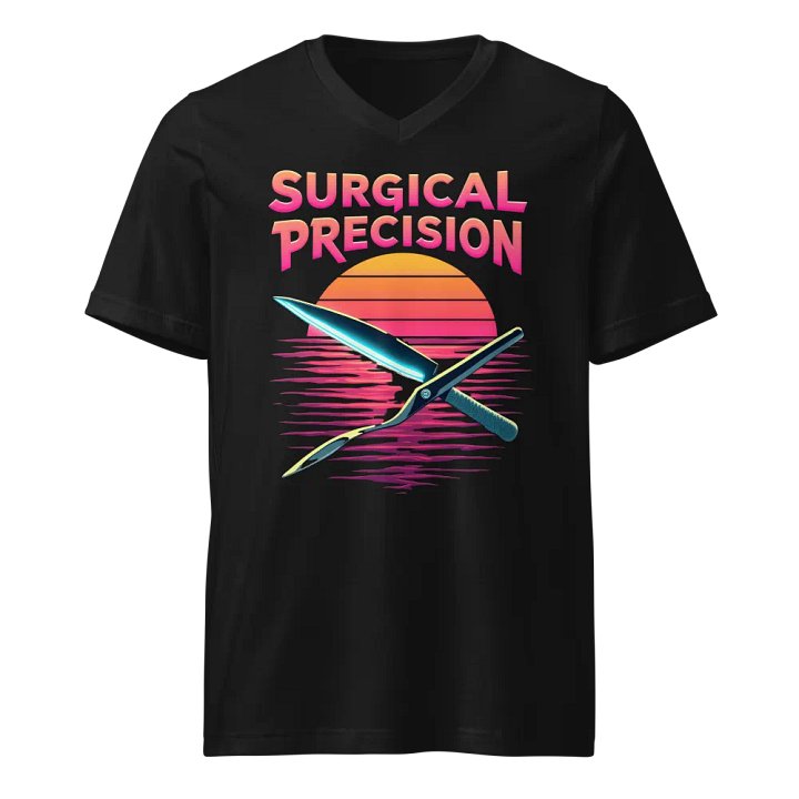 Precision Sunset Scissors V-Neck Tee product image (1)