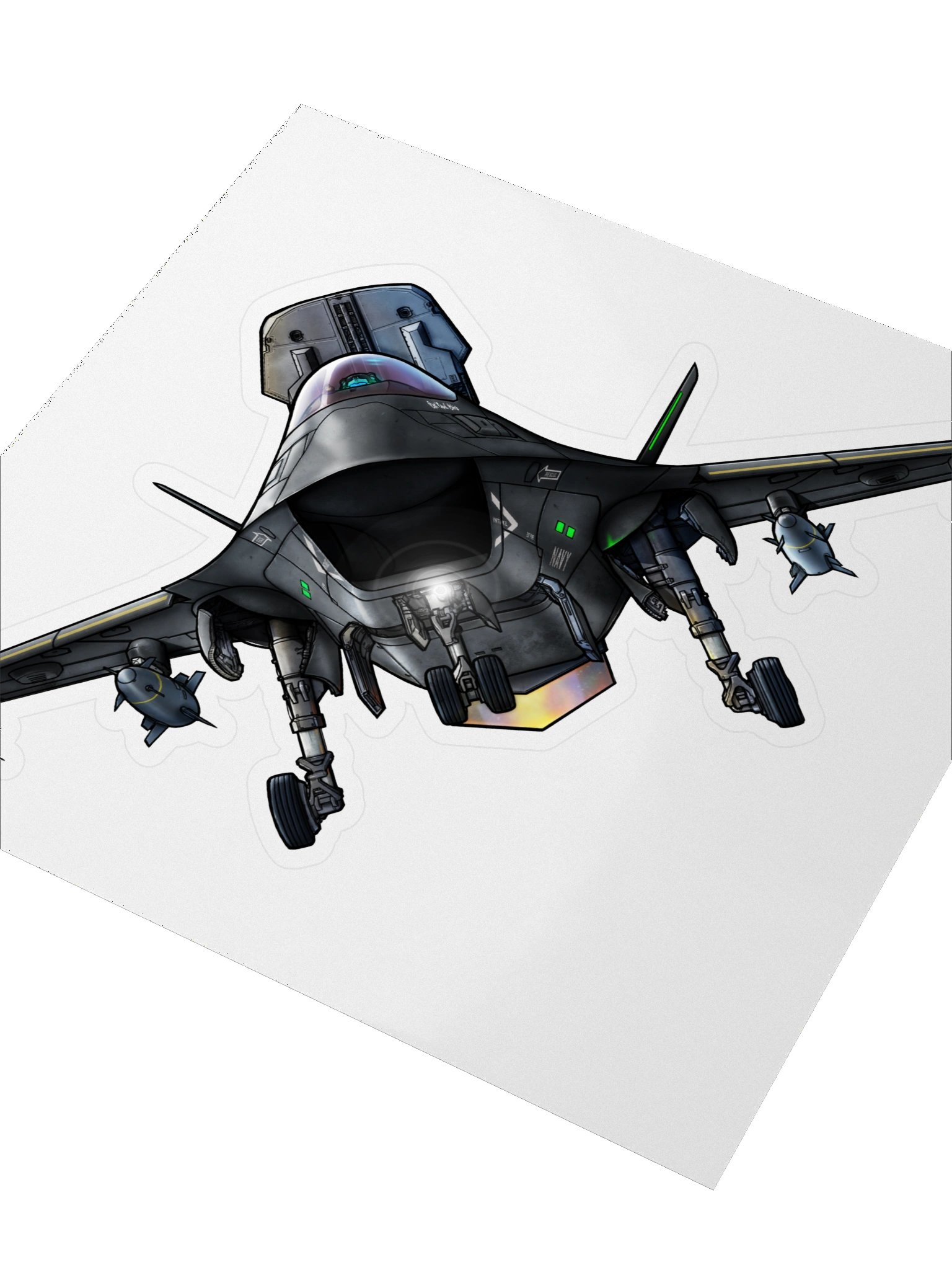 Vortex - Spec Ops Black (5.5 inch Sticker) product image (3)