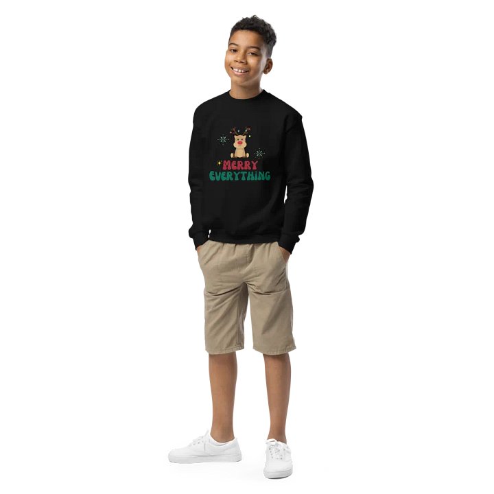 Merry Everything Youth Sweatshirt product image (1)