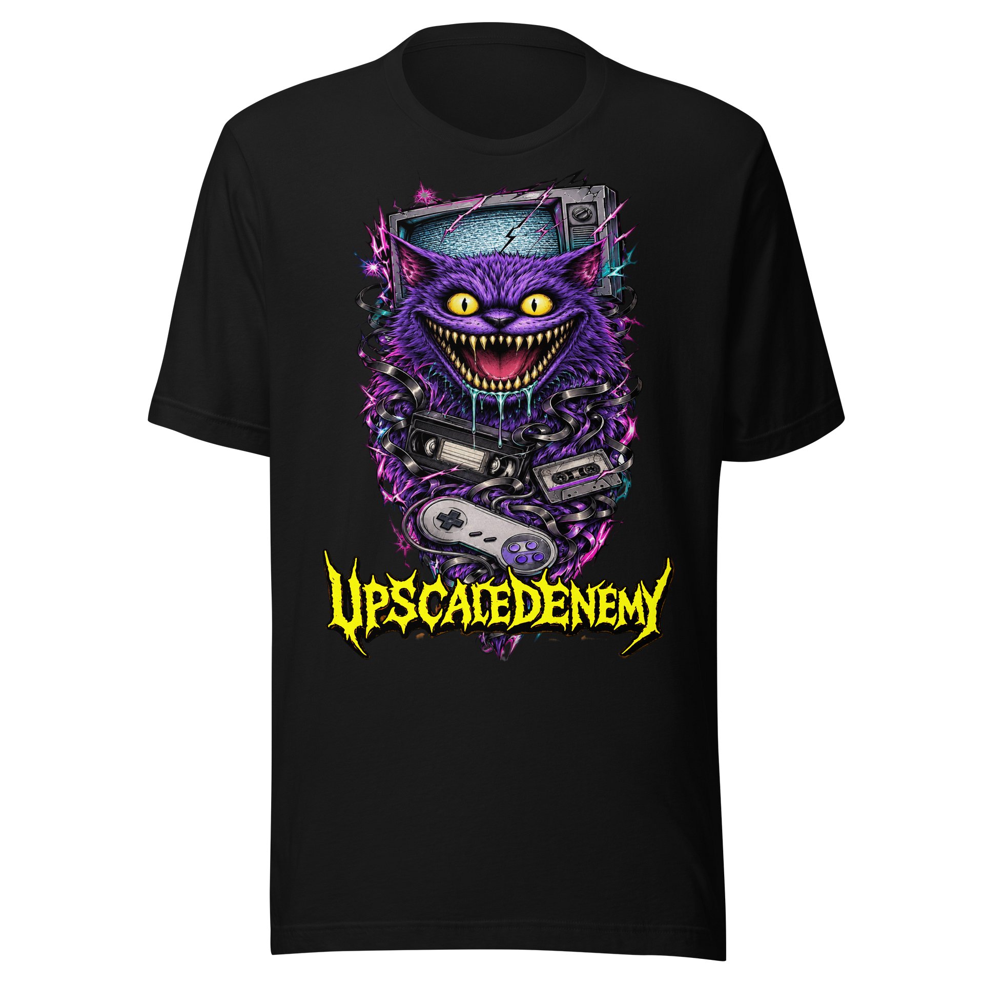 UE - Cheshy_Retro-Flash_BLK Tee product image (1)