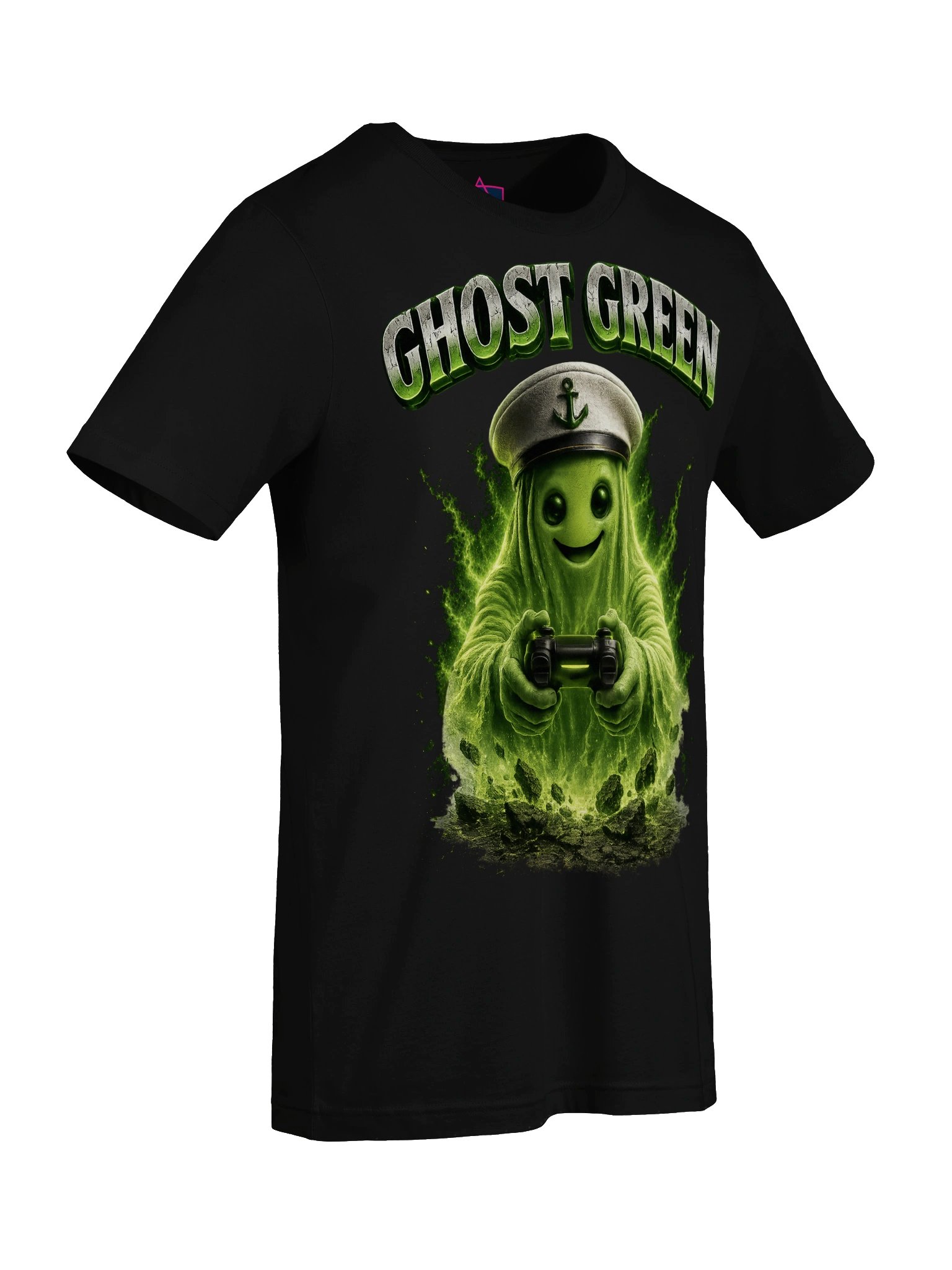 Ghost Green Custom Gamer-Tag T-Shirt product image (7)