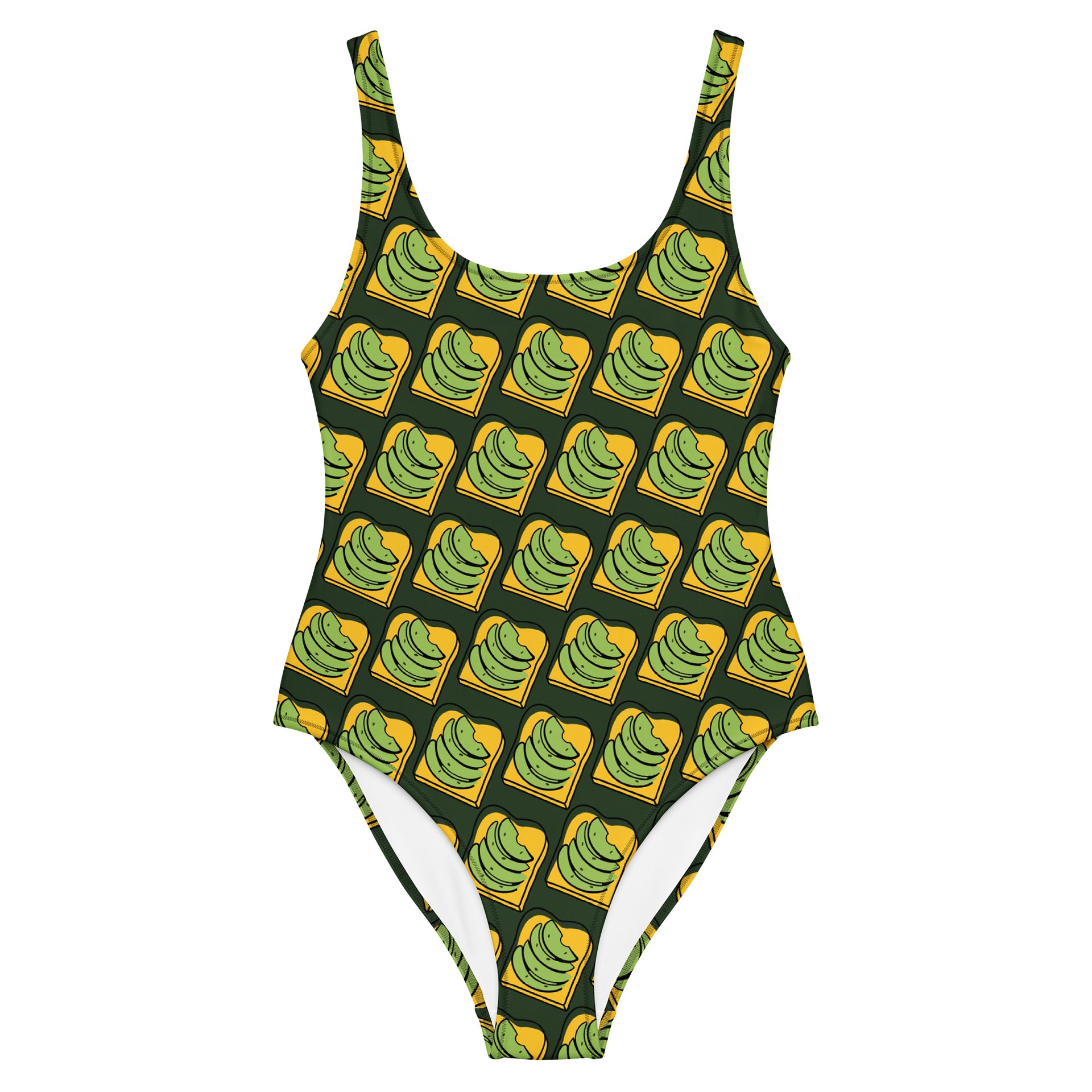 Avocado Toast - One Piece - Dark Green Swimsuit product image (2)