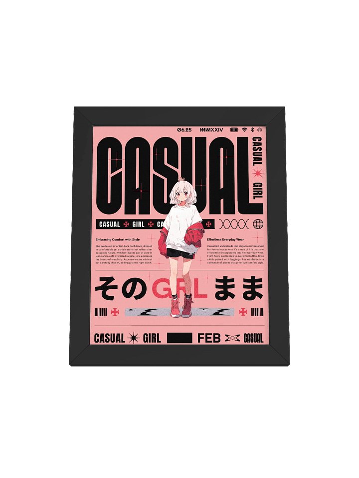 CASUAL GIRL Poster product image (2)