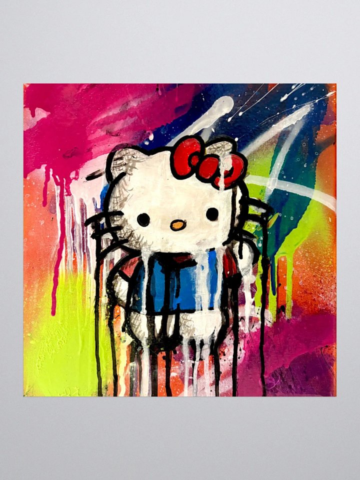 Goodbye Kitten Kiss Cut Stickers product image (1)