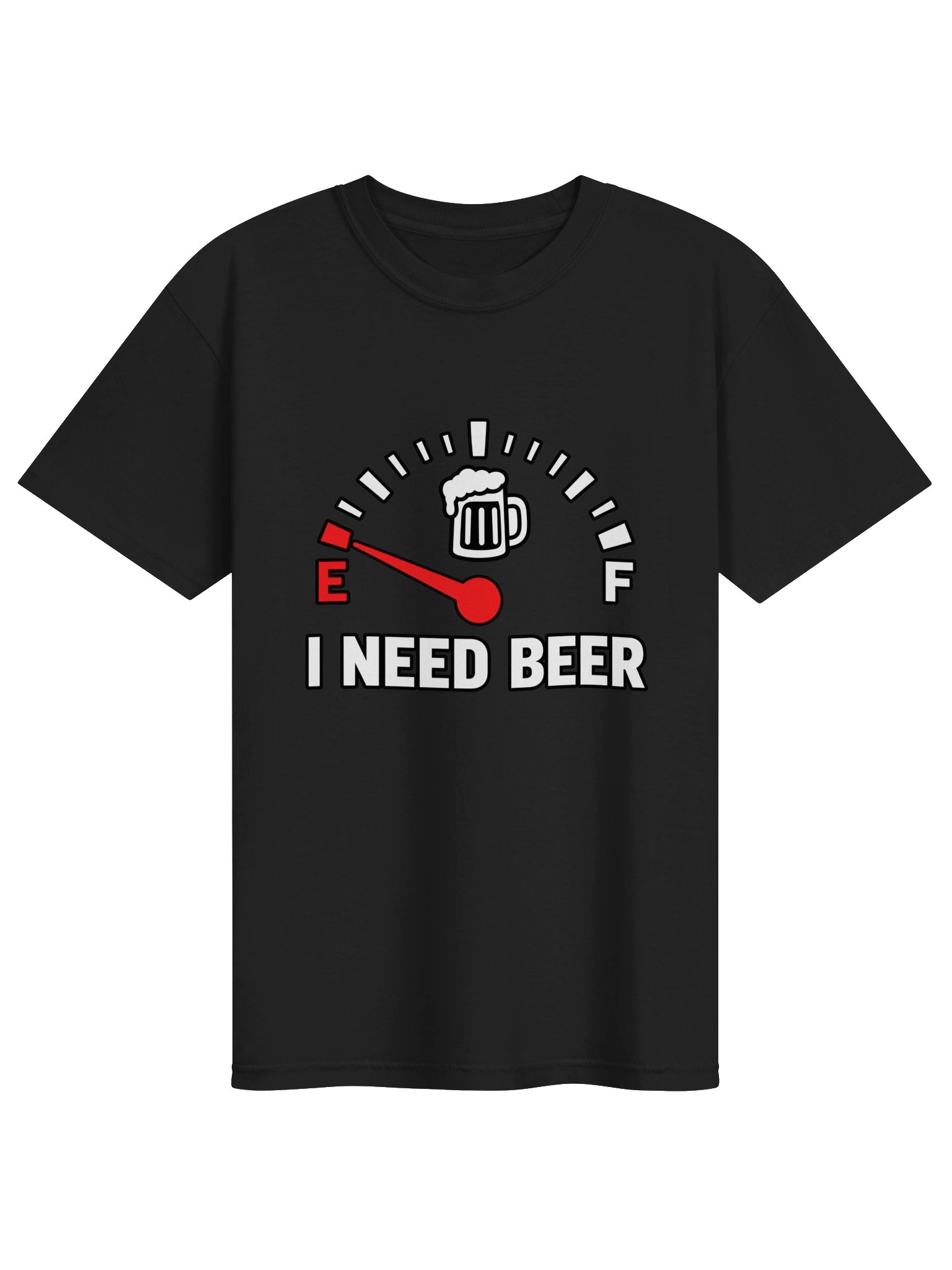 Funny Beer Gauge Vintage T-Shirt product image (1)