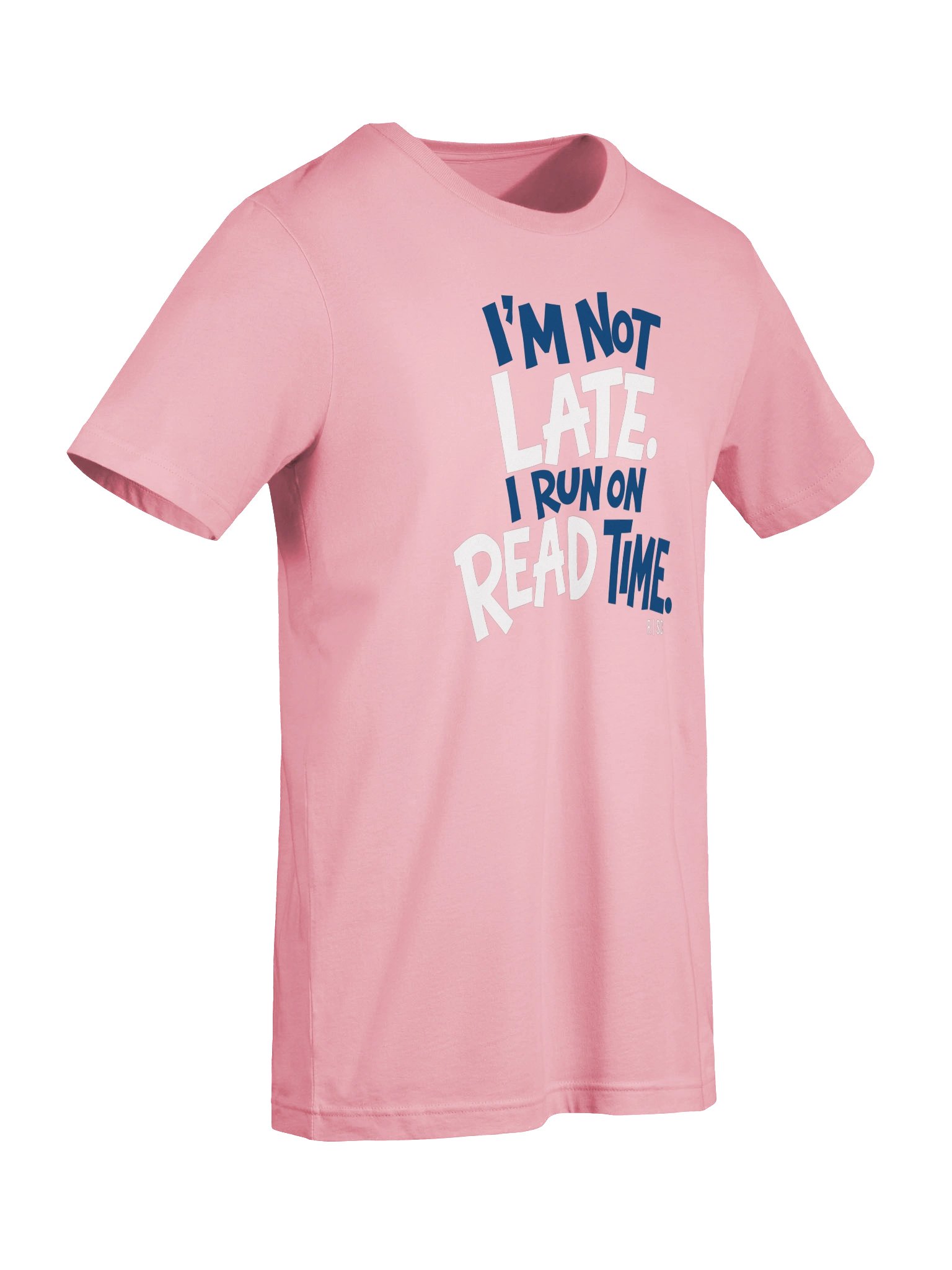 Read Time T-Shirt (White & Blue) product image (47)