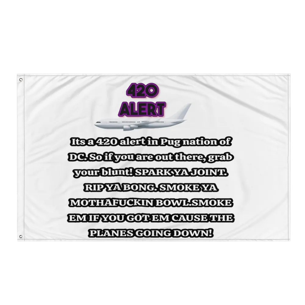 420 Alert Skyline Flag product image (3)