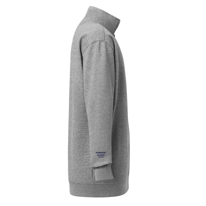Embroidered Quarter Zip LOVE. LIVE. SERVE. Like Jesus Sweatshirt product image (2)