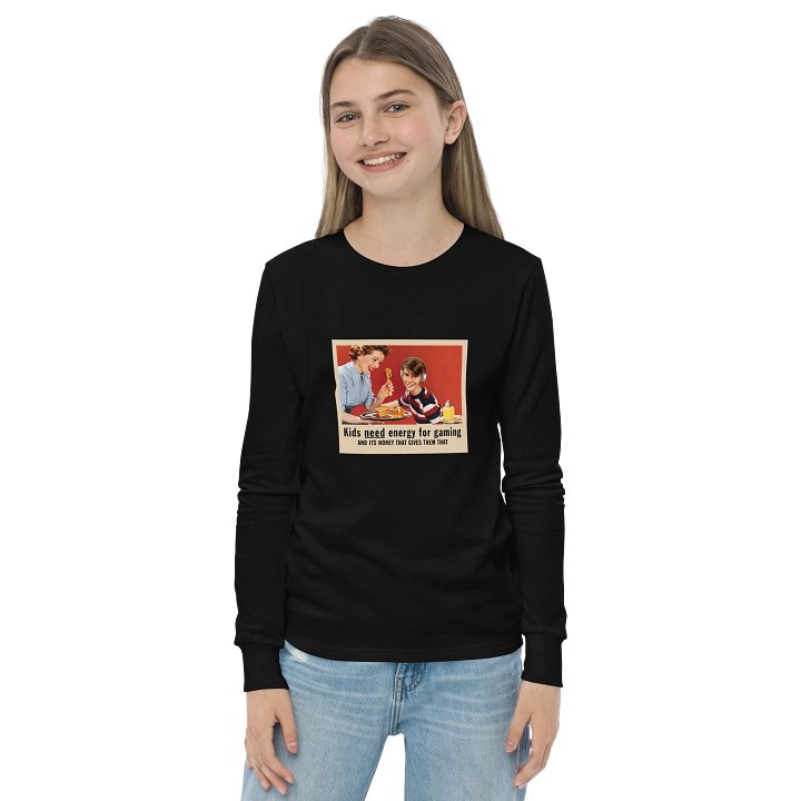Kids Need Energy Youth Long Sleeve T-Shirt product image (8)