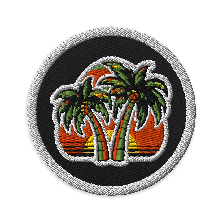 Tropical Sunset Embroidered Patches product image (1)