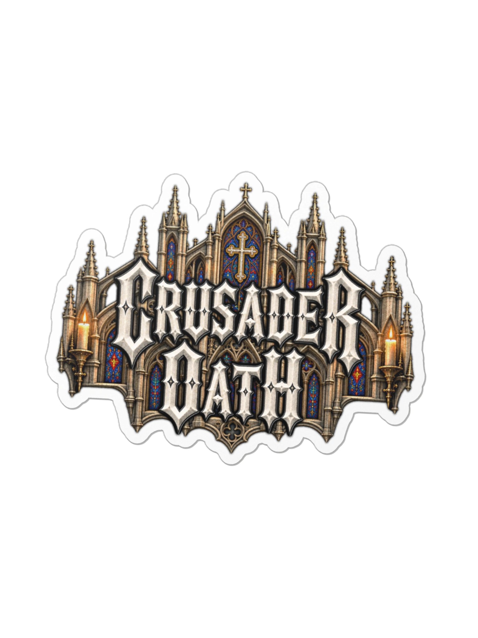 Crusader Oath New Logo Sticker product image (2)