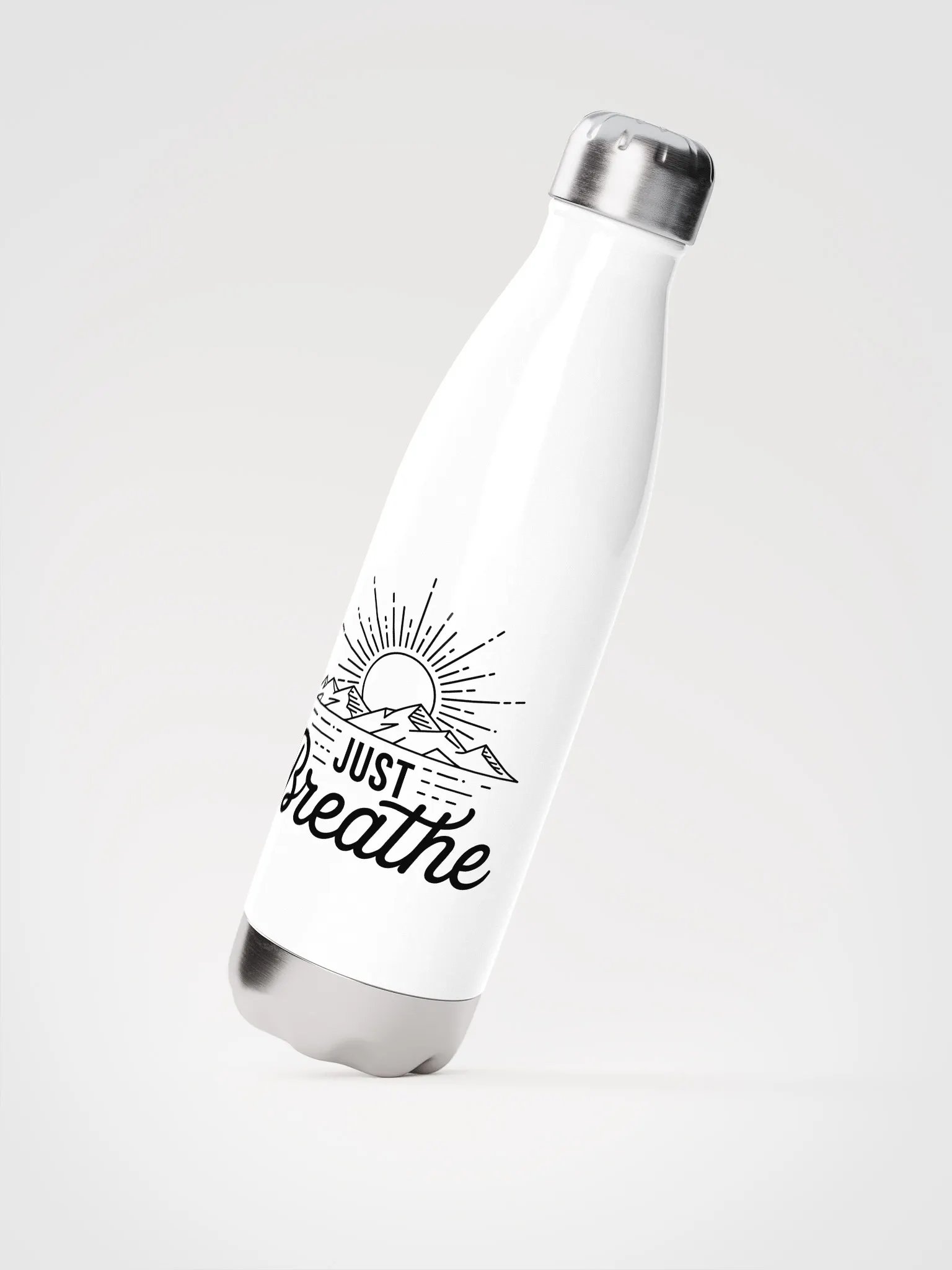 Just Breathe — Mindful Insulated Water Bottle product image (4)