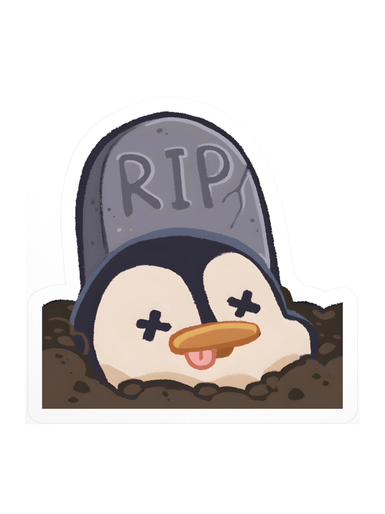 RIP Penguin Sticker product image (1)
