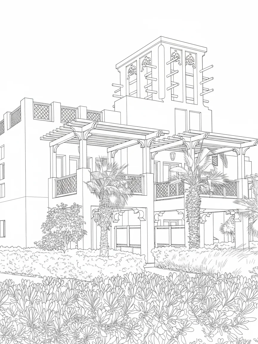 Modern Houses Coloring Book for Adults – Relax, Create & Express | 25 pages product image (4)