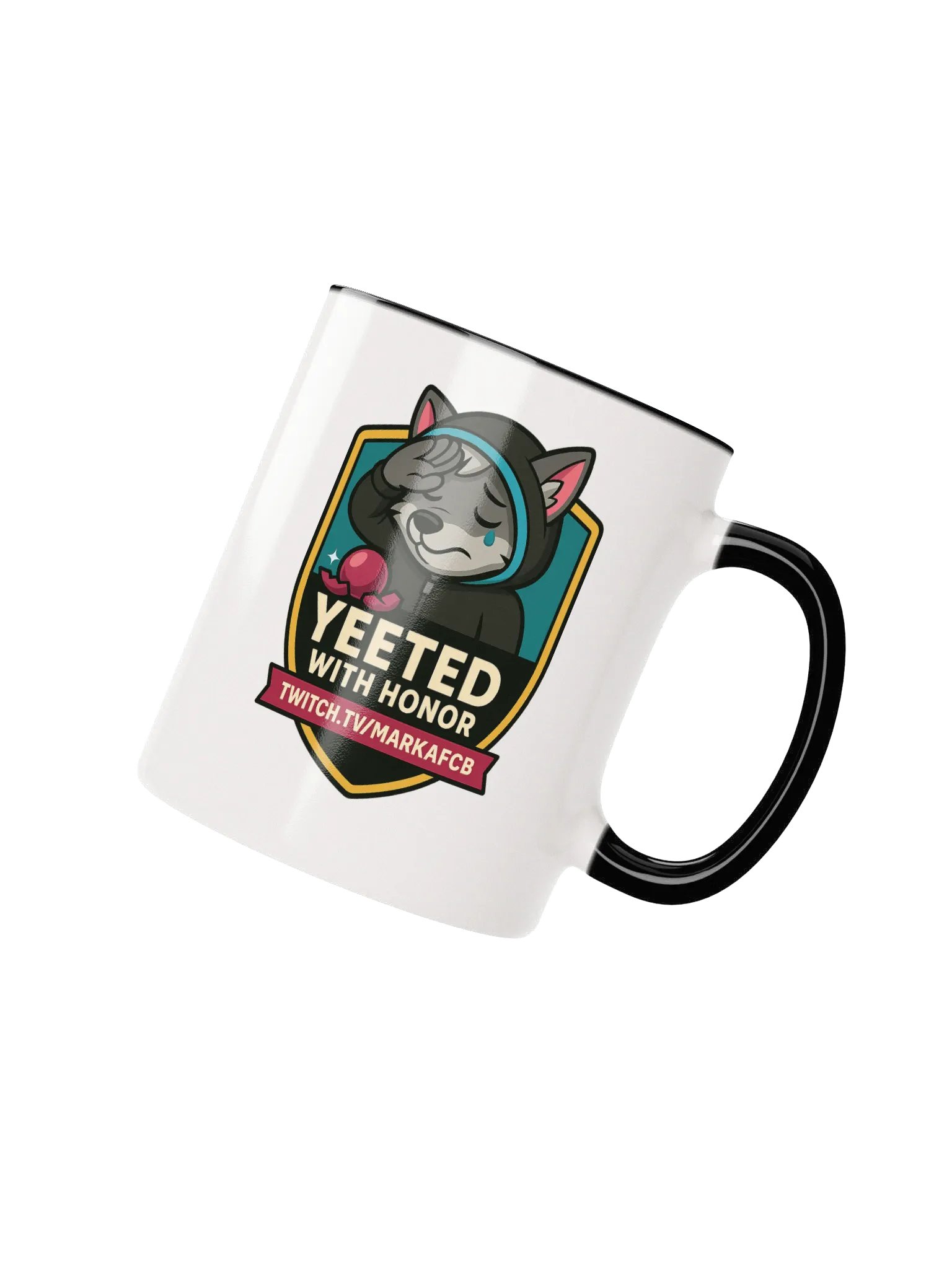 "YEETED WITH HONOR" MUG – Official Stream Mascot Edition product image (28)