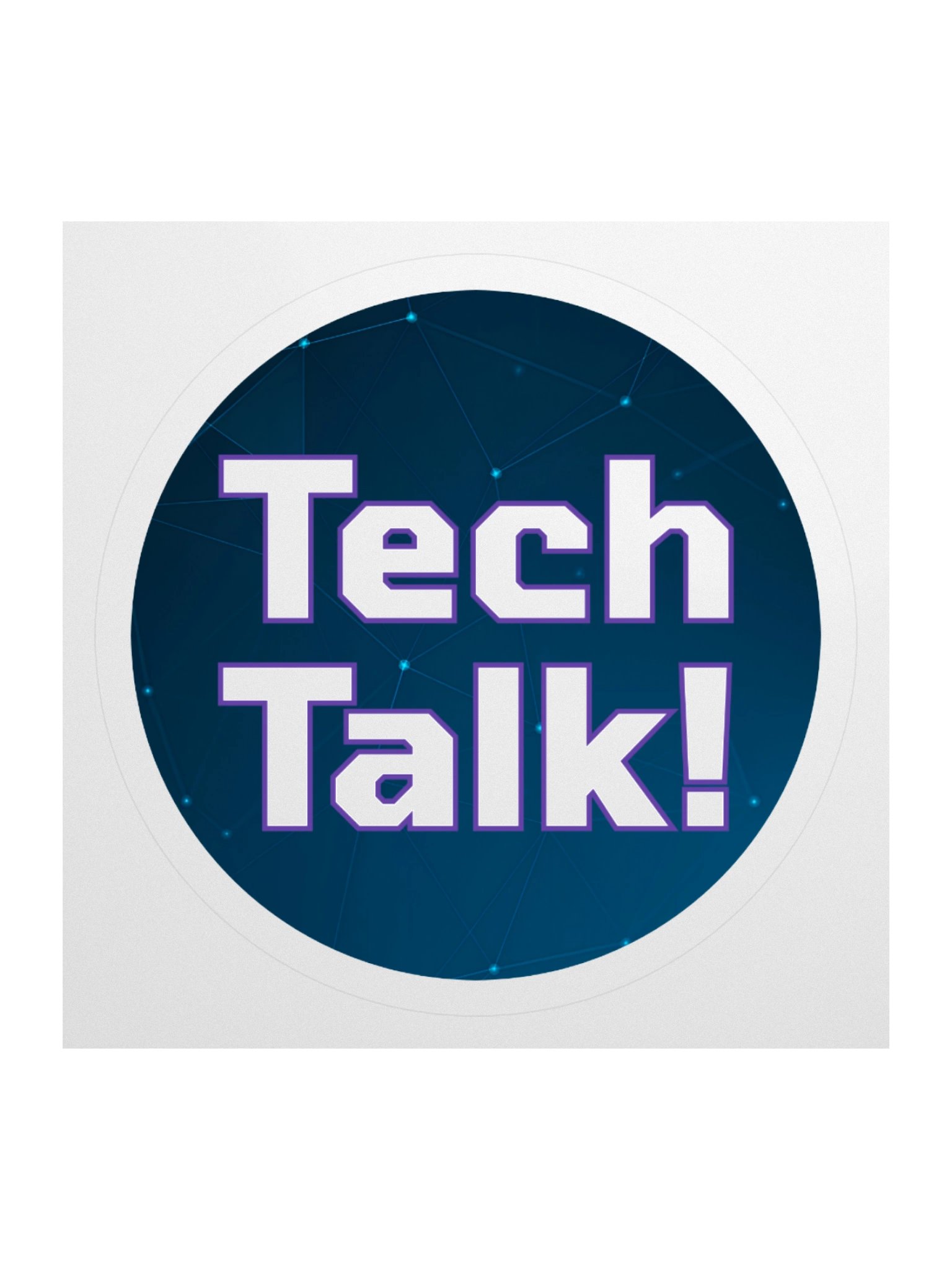 Tech Talk! Logo Sticker product image (1)