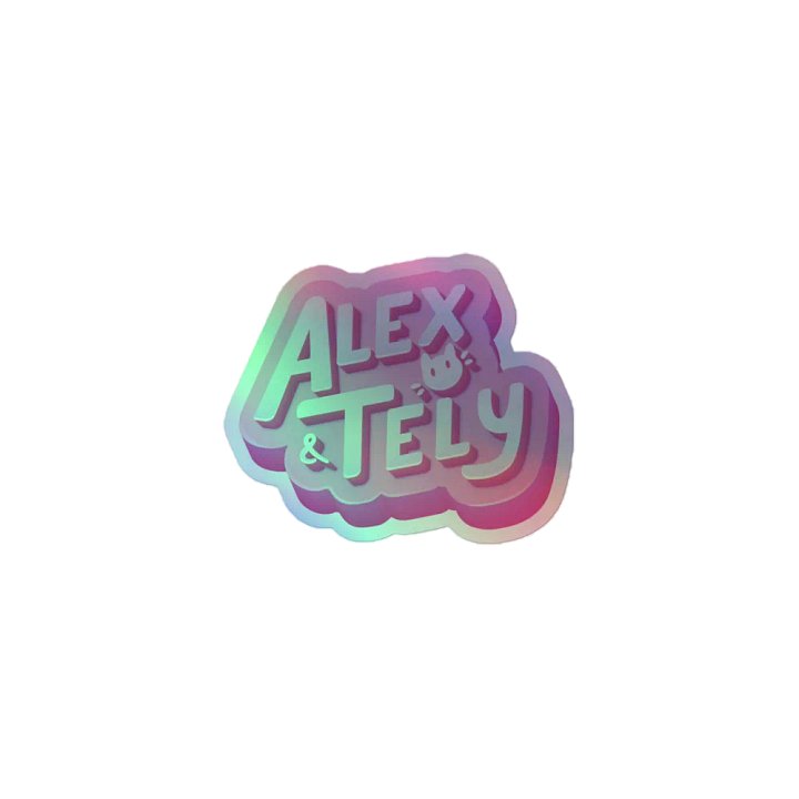 Alex & Tely Hologram Sticker product image (1)