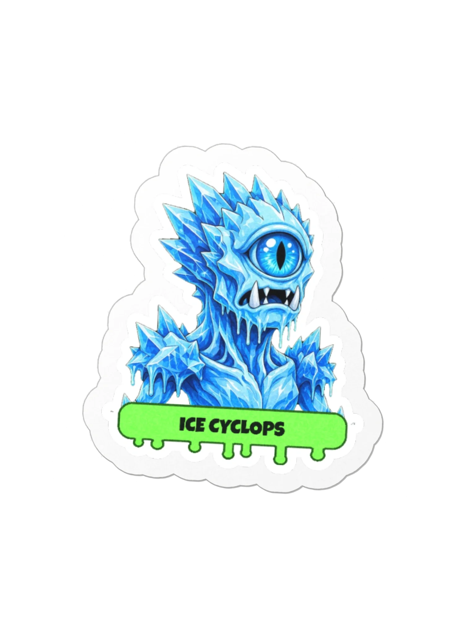 Ice Cyclops Sticker, second view