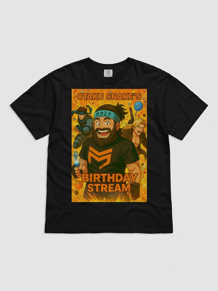Snake's Birthday Stream Celebration Tee product image (1)