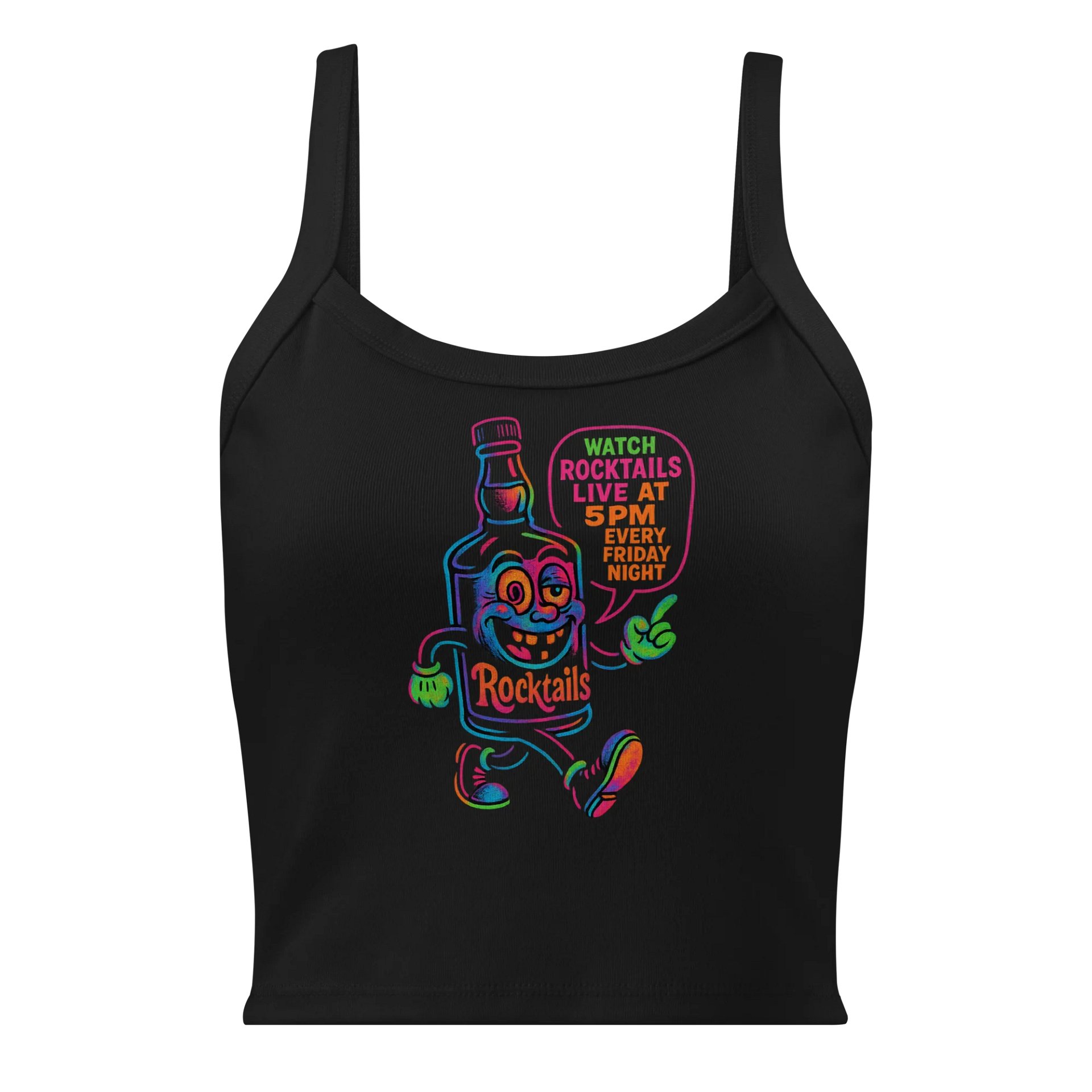 Mr. Bottle "black light" Ladies Tank product image (2)