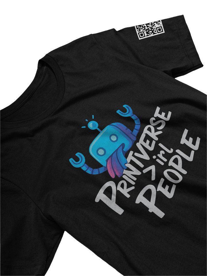 Copy of "Printverse > IRL People" Tee – Loyalty in Cotton Form QR code! product image (1)