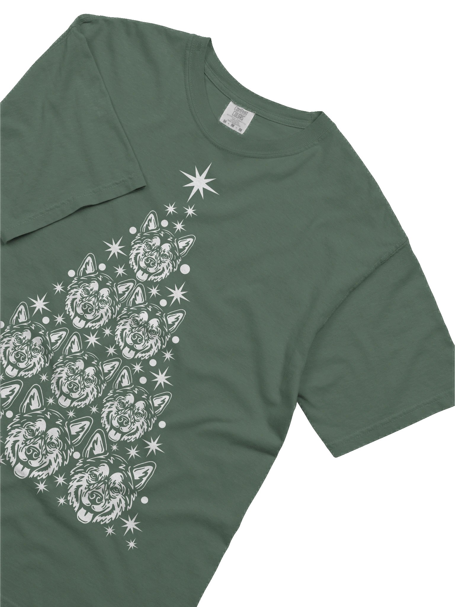 Alaskan Malamute Christmas Tree T-Shirt product image (7)
