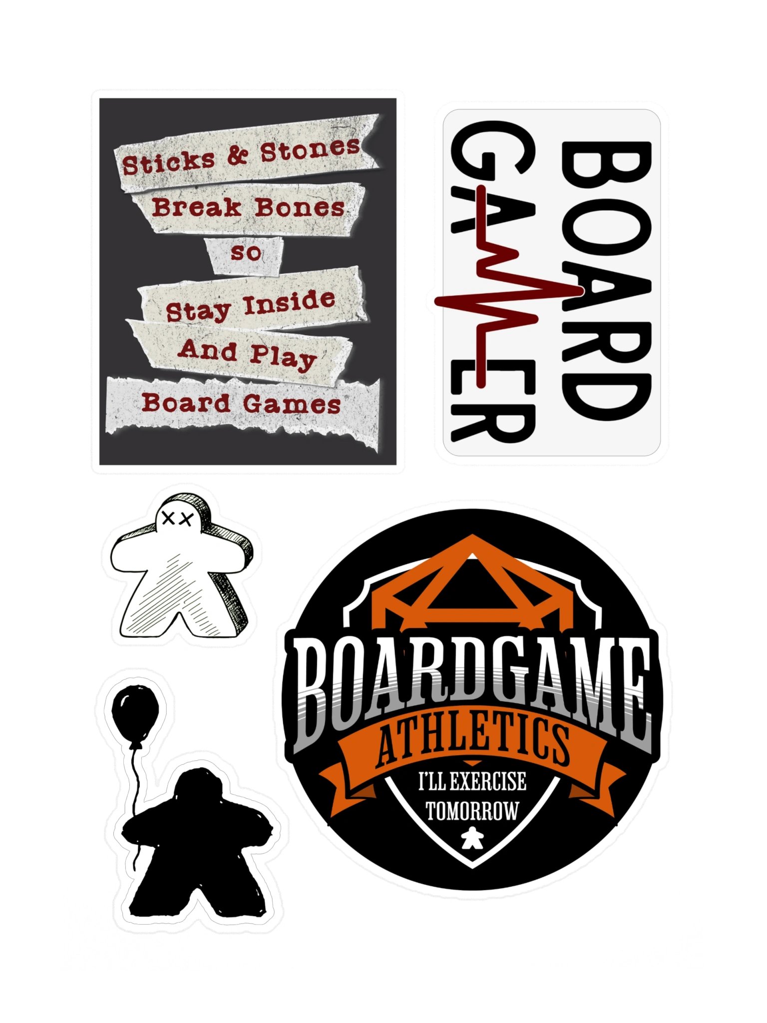Board Game Obsessed Sticker Pack 7 product image (3)