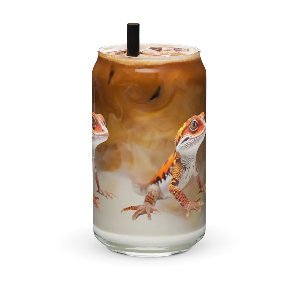 Lizard Pattern Can-Shaped Glass Set product image (42)