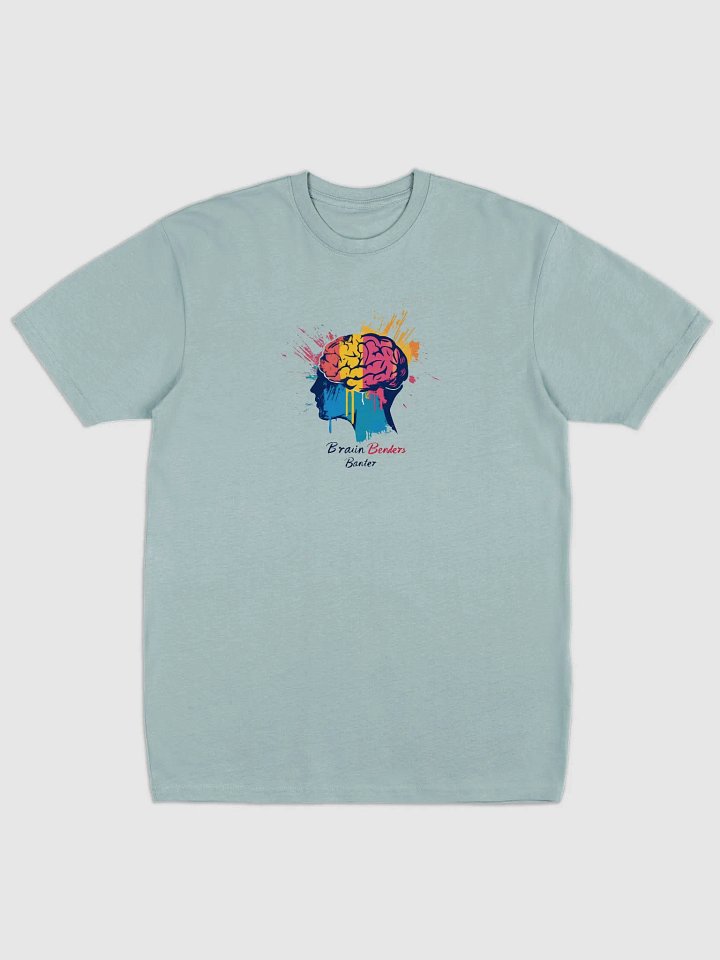 Brain Benders Banter Tee – Colorful Brain Design 🧠✨ product image (1)