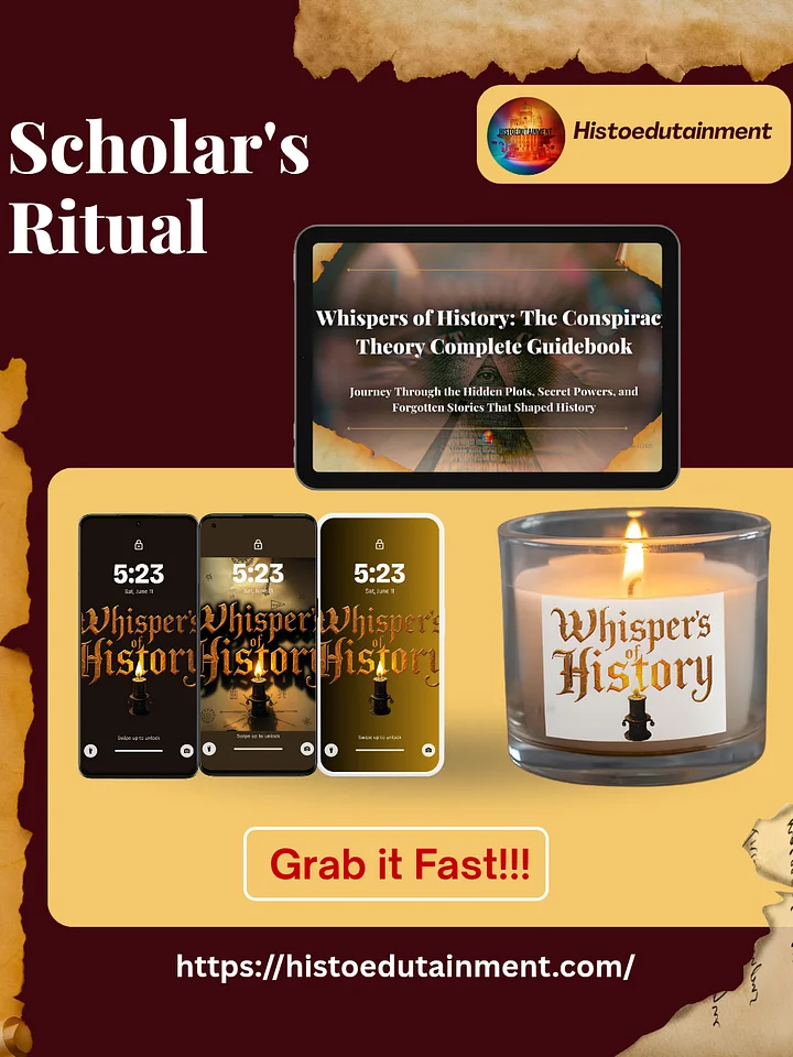 Whisper's of History bundle ( Soy Wax Candle + Digital files) product image (1)