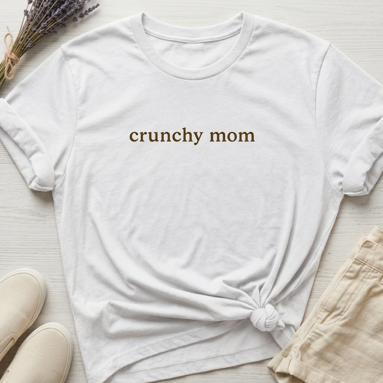 Non Tox Society: "Crunchy Mom 3" Organic T-Shirt product image (1)