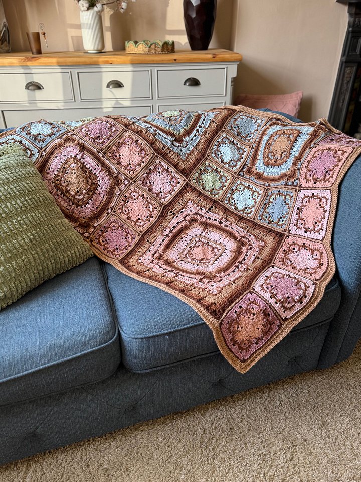 Spring Into Bloom Crochet Blanket Pattern product image (1)