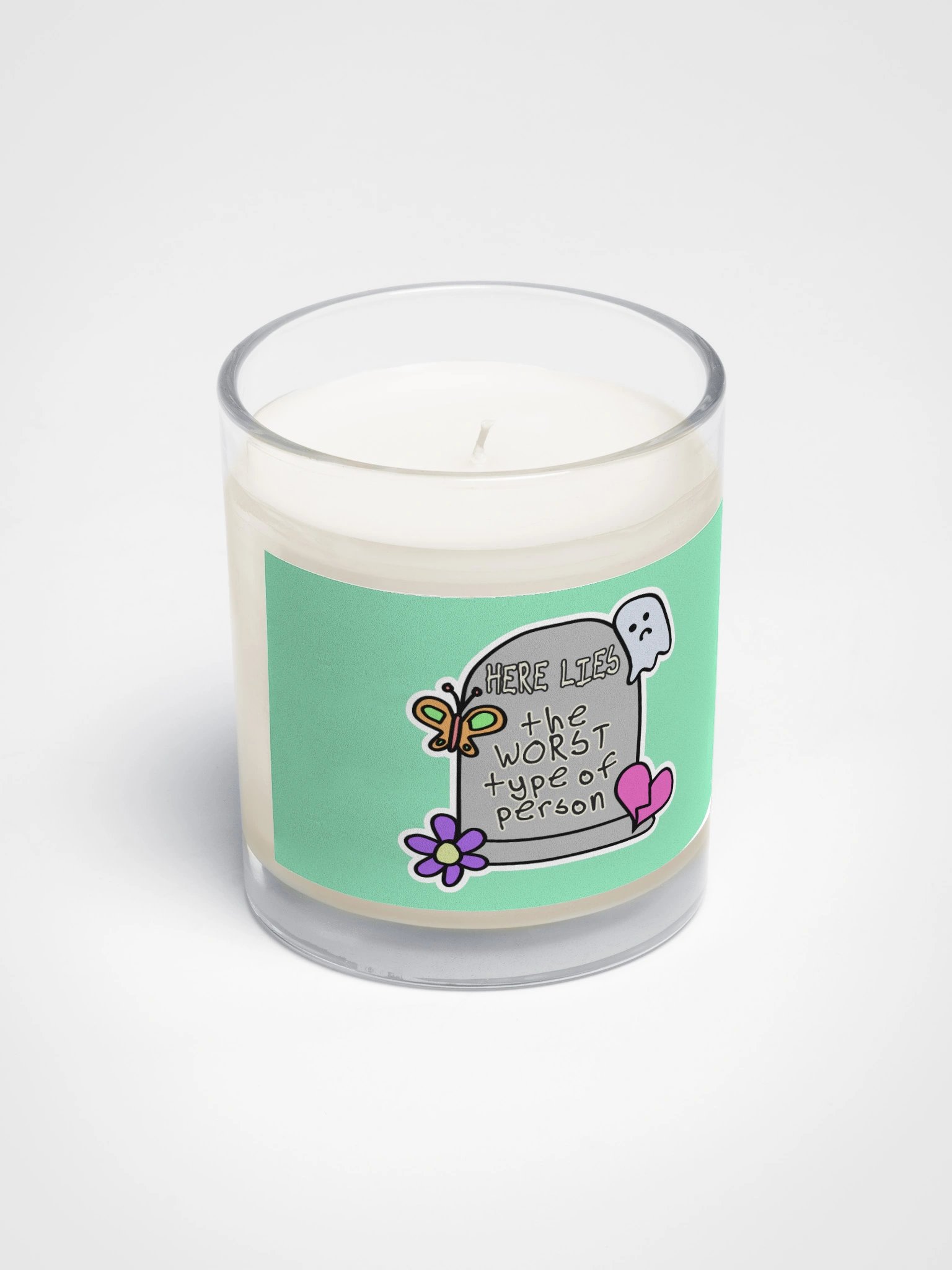 "Worst Type of Person" Soy Wax Candle product image (2)