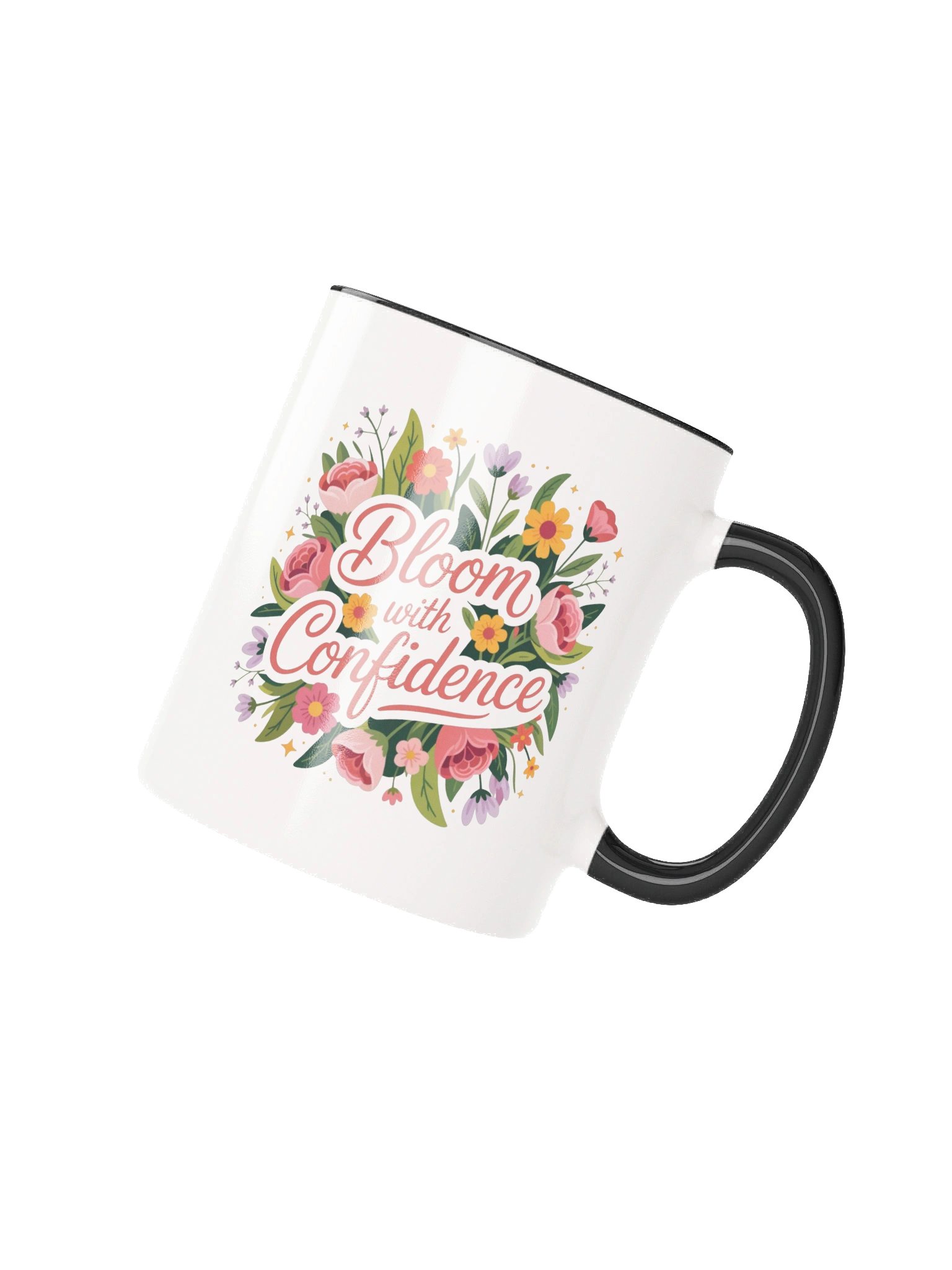 Bloom with Confidence Coffee Mug- with Color Inside product image (2)