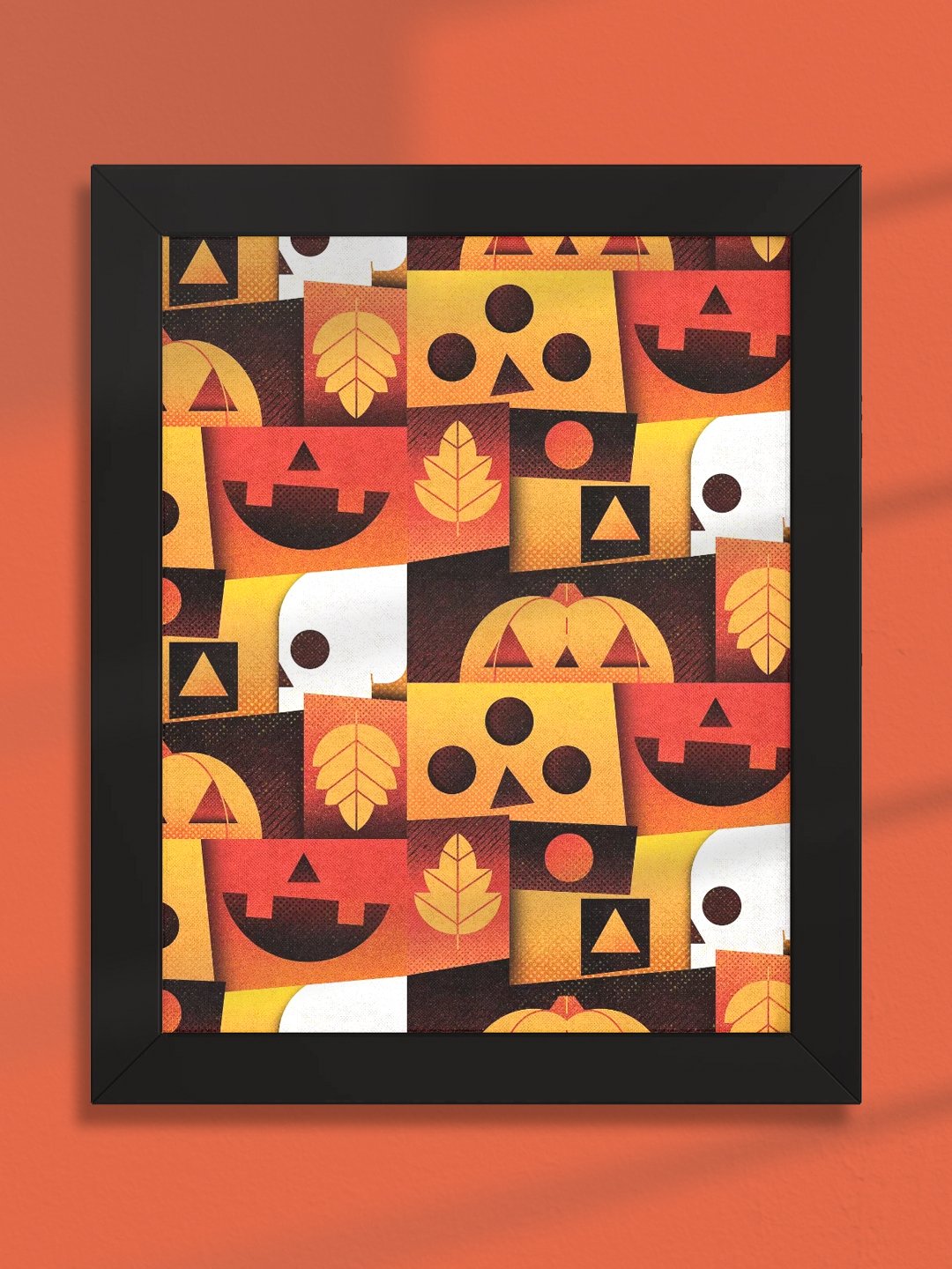 Halloween Pattern #2 | Framed Print product image (1)