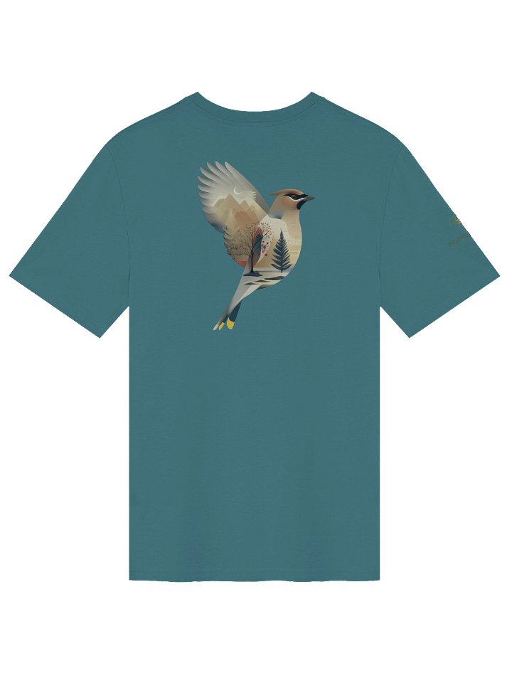 Cedro The Cedar Waxwing (Western Abstract Back) - Honeysada Unisex Tee product image (9)